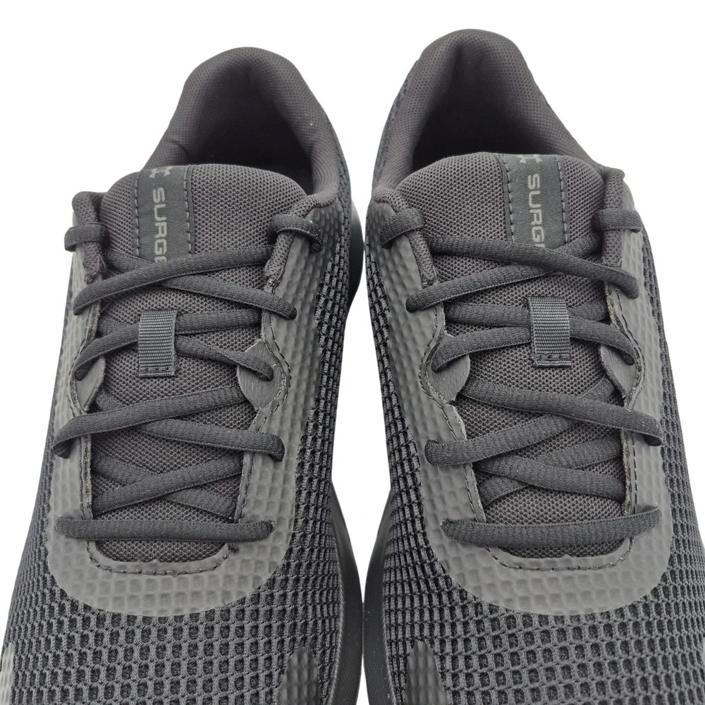 Under Armour UA Surge 3 All Black Men's Size 10.5 Running Shoes Cross Training